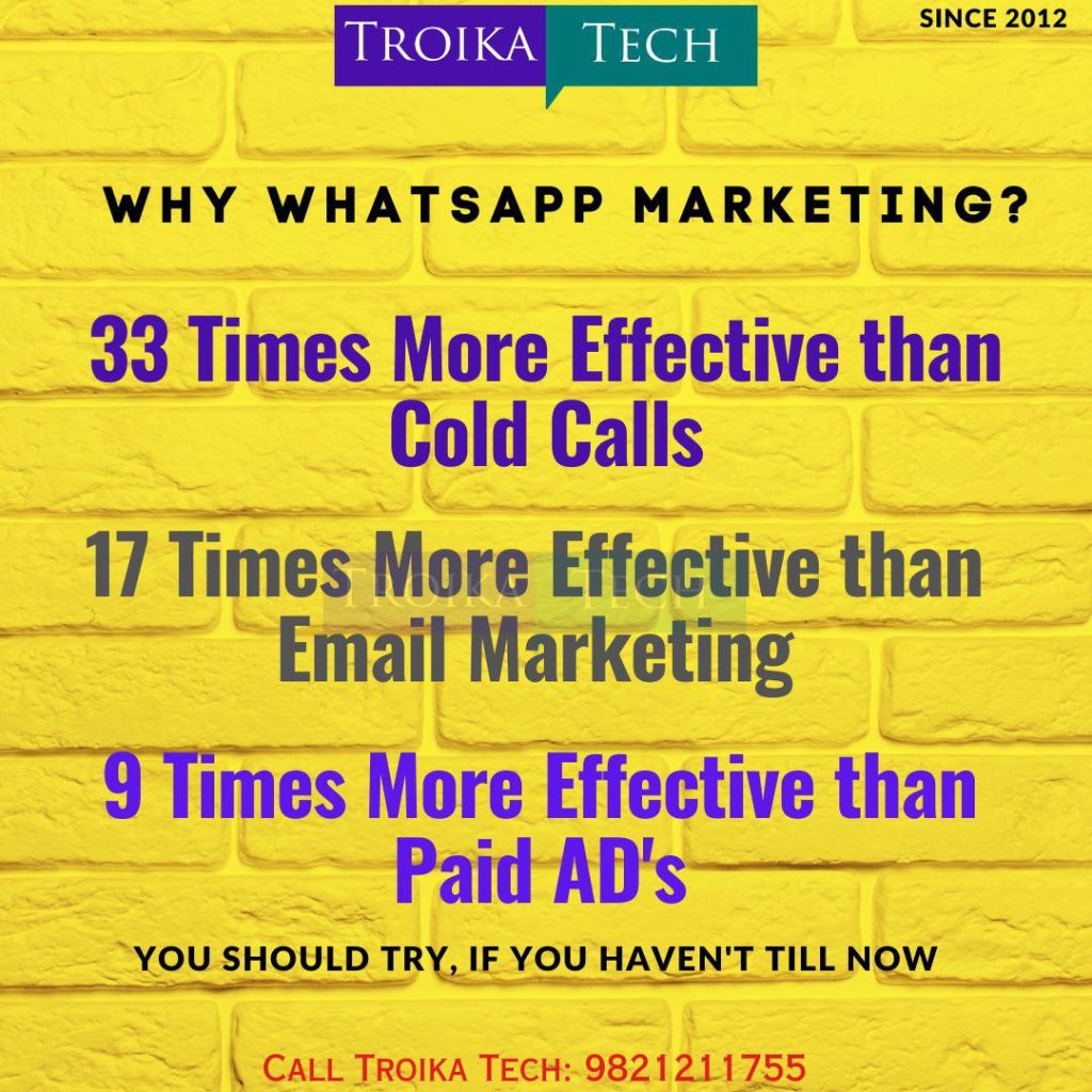 Troika Tech Top WhatsApp Marketing Company in Mumbai